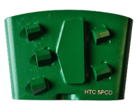 Golvslipsegment för HTC Grön PCD T-Rex Super Type Moturs Rot